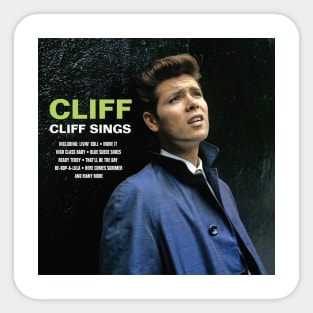 Cliff Richard Cliff Sings Album Cover Sticker